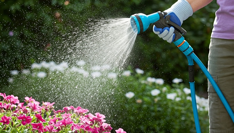 A Comprehensive Guide to Over-watering Plant Problems 9 Garden Hose with a Spray Nozzle