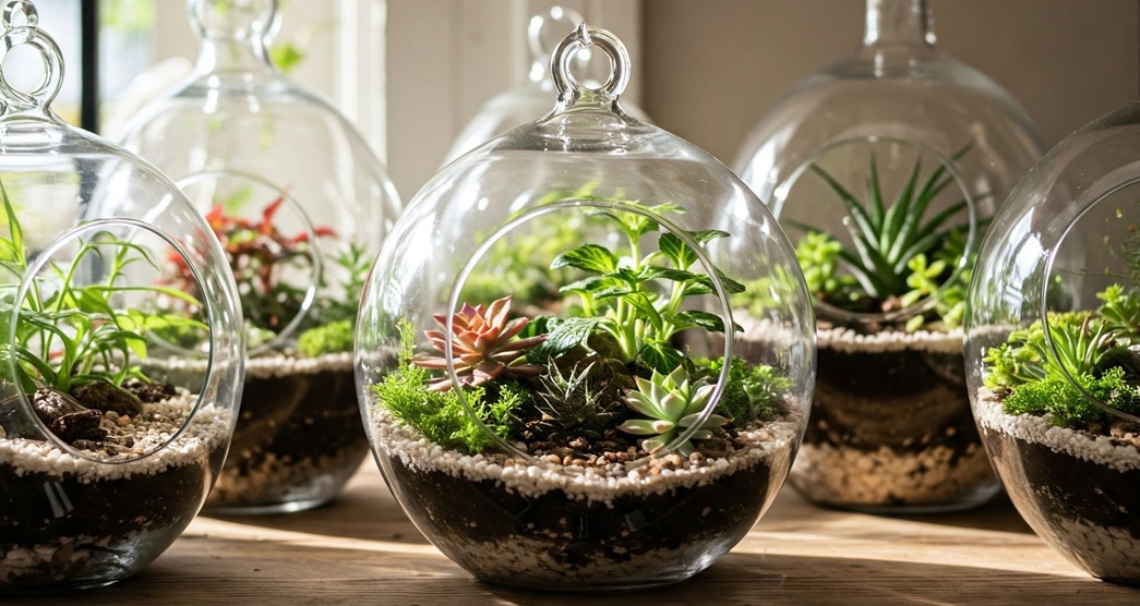 Tiny Gardens in Glass: Terrariums