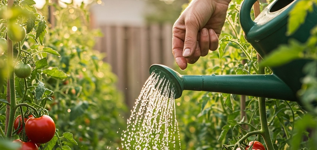 Watering and Feeding Tomatoes