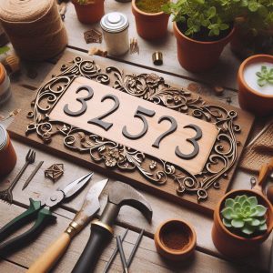 DIY Address Signs for Your Garden Gate materials