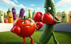 Veggie Wars: Who Would Win in a Fight—Tomato vs. Cucumber?