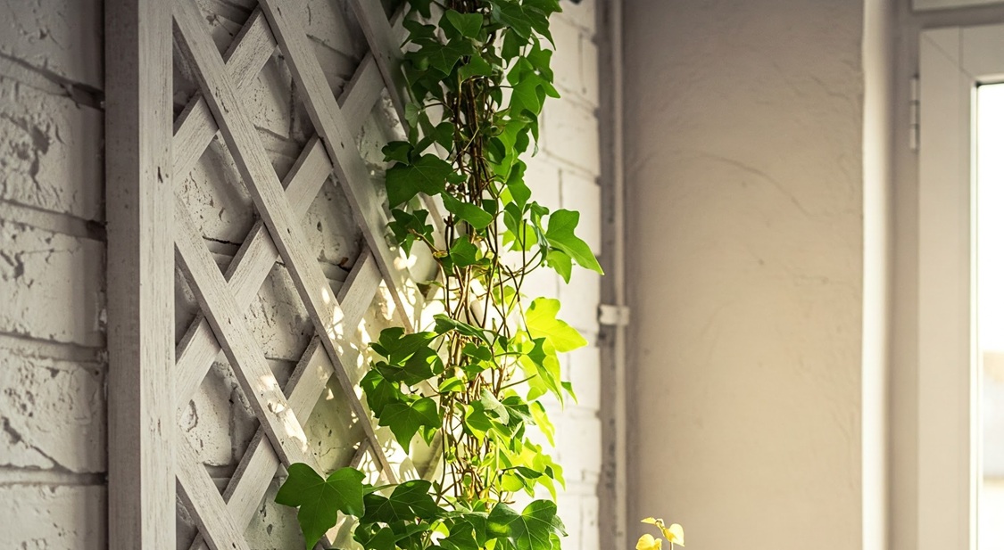 Wall-Mounted Lattice: Ideal for Climbing Plants