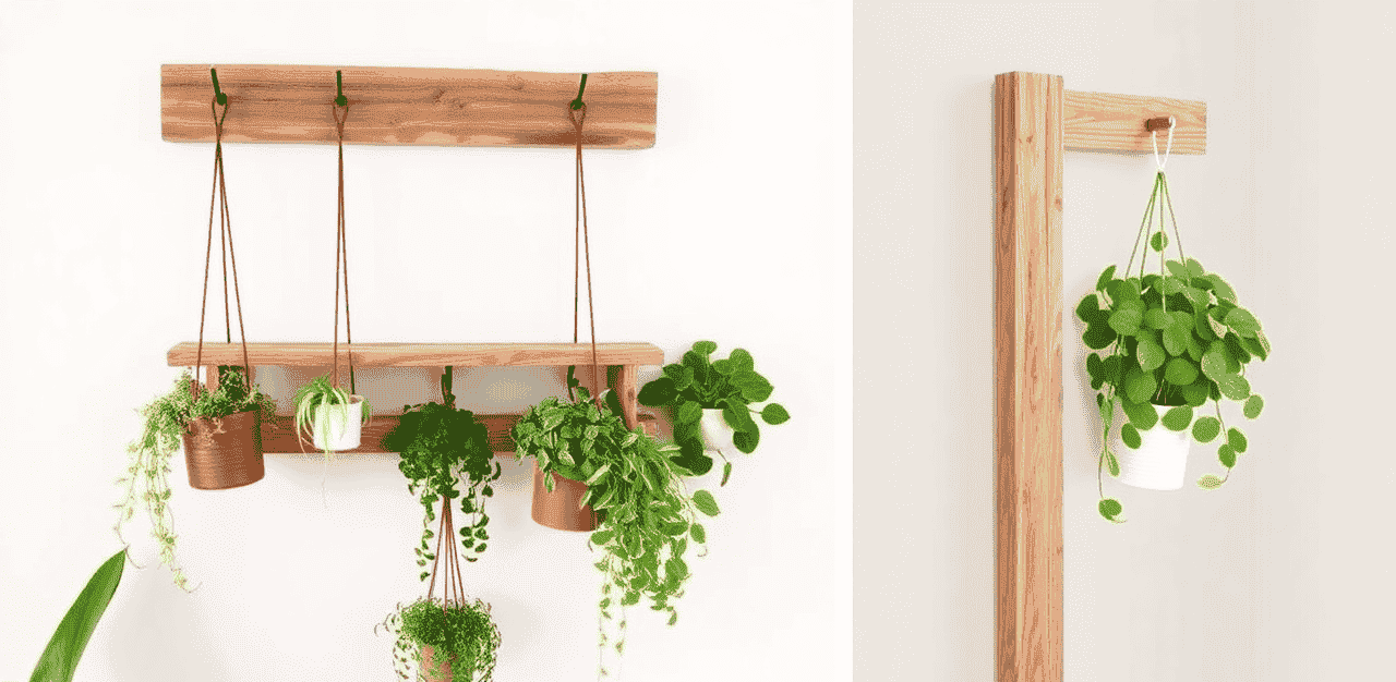 Reclaimed Wood Plant Stand