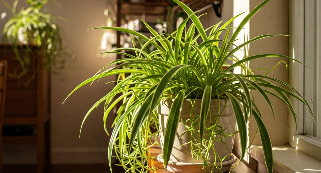 10 Best Indoor Plants for Beginners and How to Care for Them 3 Spider Plant