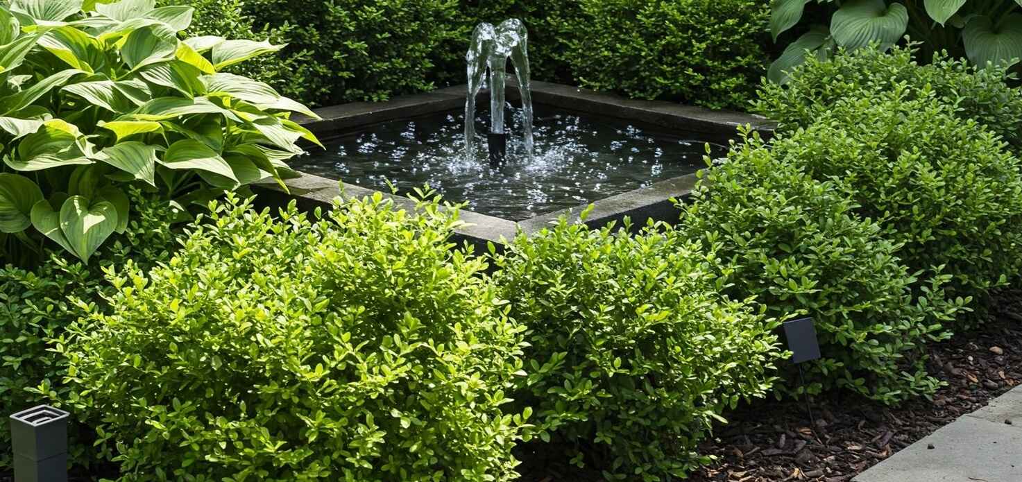 Water Features with Plants