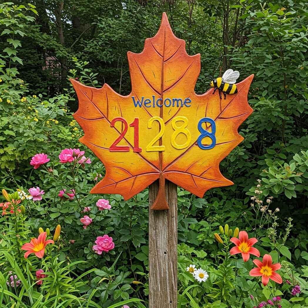 Wood Address Sign Ideas for Your Garden 6 Rustic Wooden Signs
