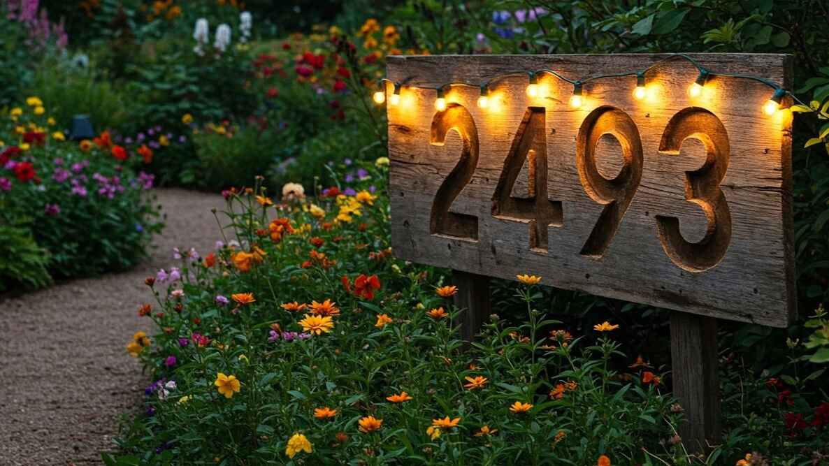 Wood Address Sign Ideas for Your Garden 5 Rustic Wooden Signs