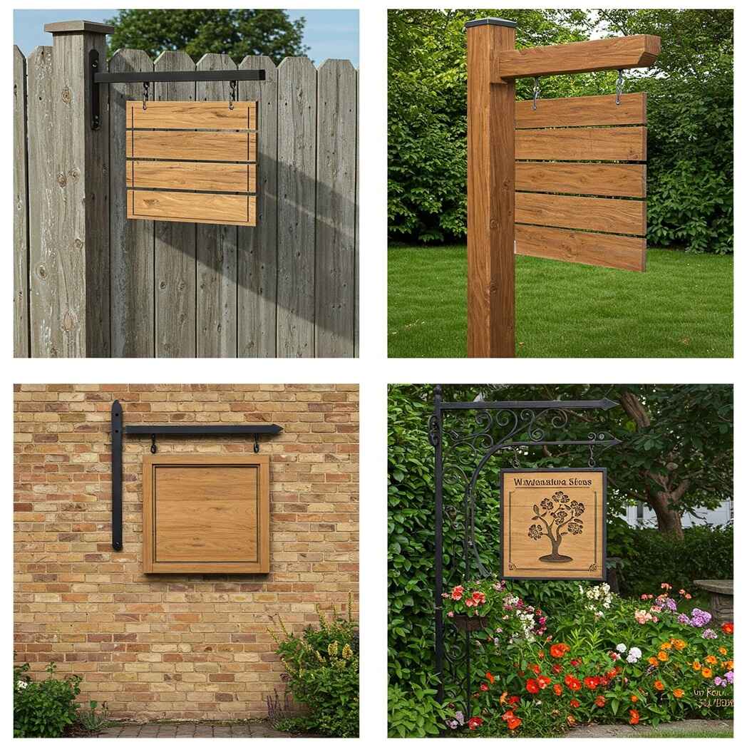 Wood Address Sign Ideas for Your Garden 7 Rustic Wooden Signs