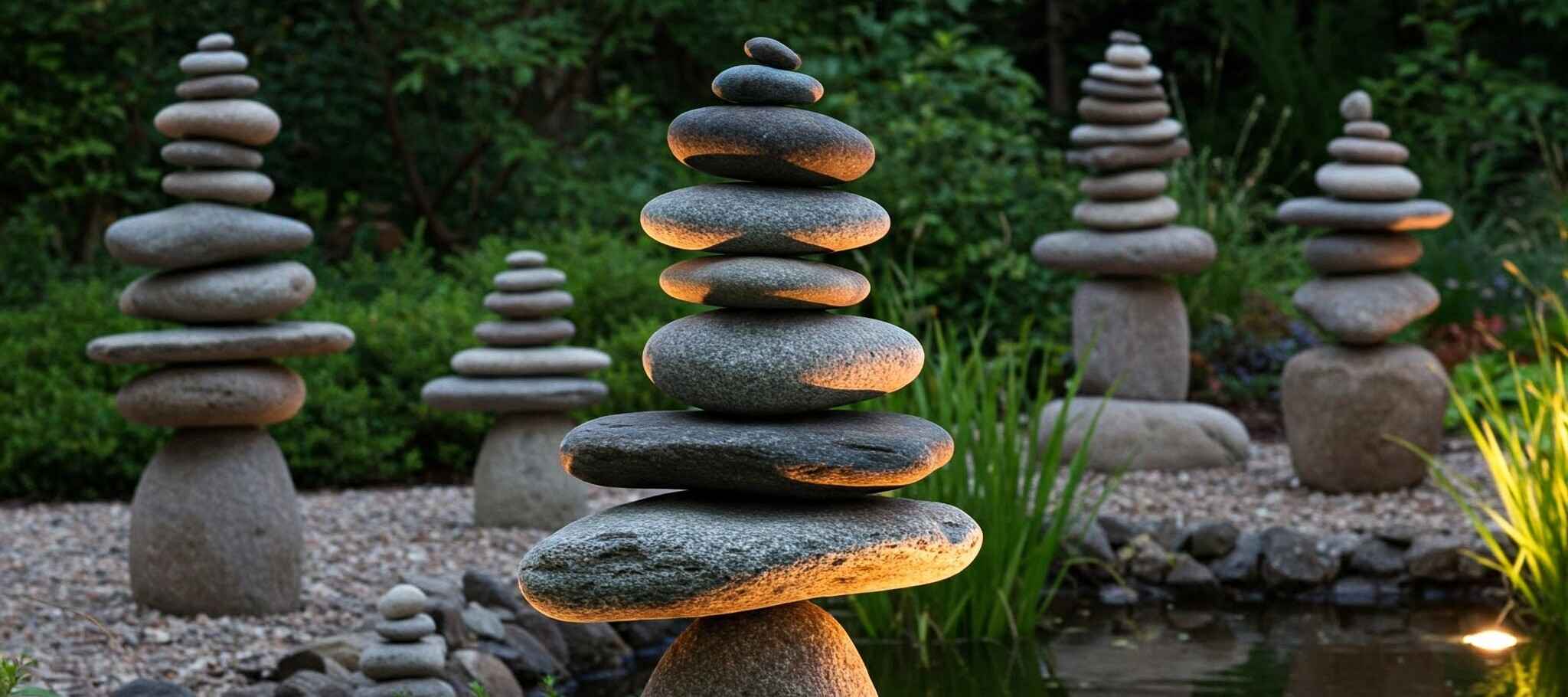 Stacked Stone Towers